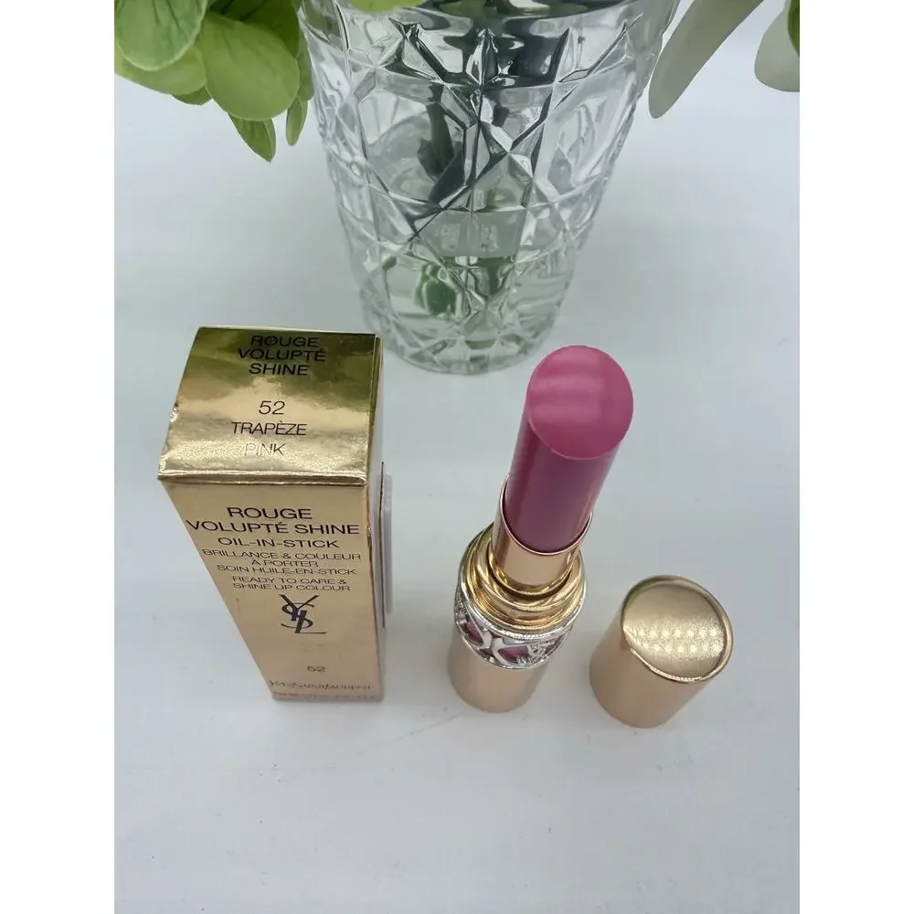 YSL Yves Saint Laurent Rouge Volupte Shine Oil-In-Stick Lipstick 52 TRAPEZE PINK